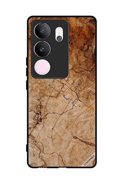 Covernex غطاء حماية لهاتف فيفو V29 برو بنمط خشبي عتيق
