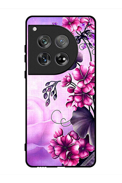 Covernex غطاء حماية لهاتف OnePlus 12 بخلفية زهور رومانسية