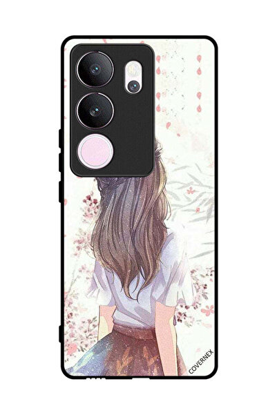 Covernex غطاء حماية لهاتف فيفو V29 برو، فتاة لطيفة في تفكير عميق