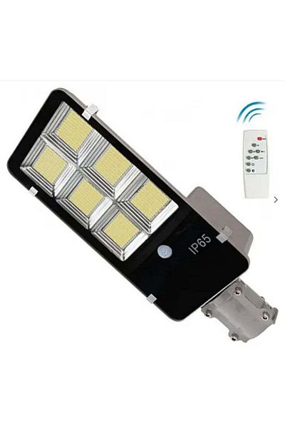 divendi-ro Street Lamp 300W 300 LED COB Street Lamp with 6 CASES Solar Panel and Remote Control