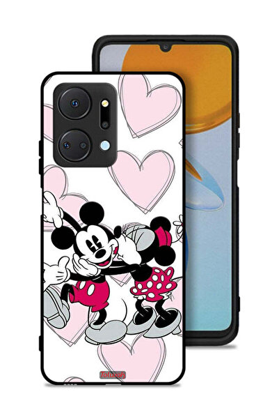Tolwak غطاء حماية لهاتف Honor X7a بتصميم عناق ميكي ماوس