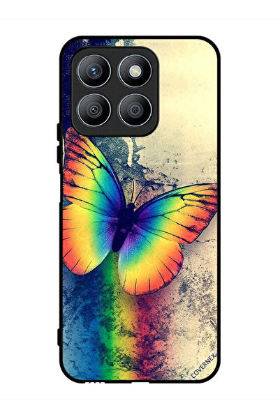 Covernex Protective Case Cover For Honor X8b Vintage Rainbow Butterfly