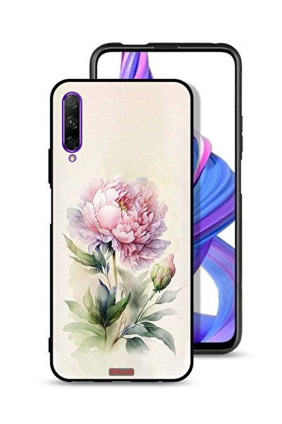 Tolwak Honor 9X Pro Protective Case Cover Watercolor Rose Paint Art