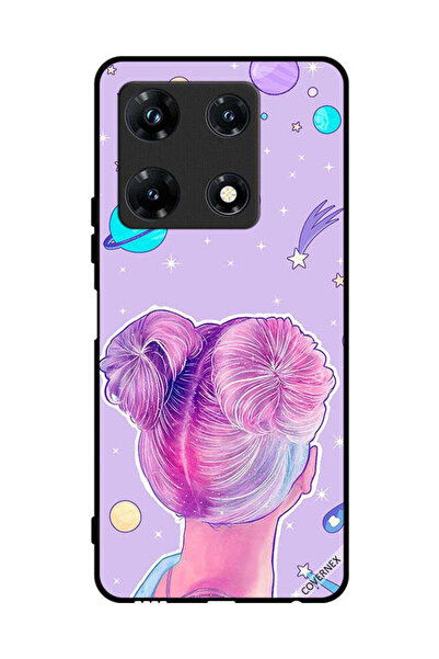 Covernex Protective Case Cover For Infinix Note 30 Pro Girl And Space Stars Art