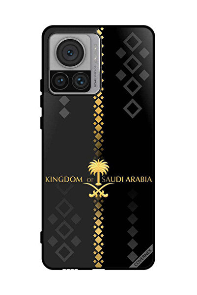 Covernex غطاء حماية لهاتف موتورولا موتو إكس 30 برو بنقشة المملكة العربية السع...