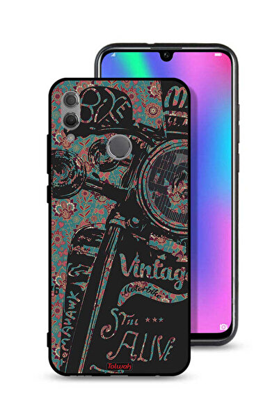 Tolwak غطاء حماية لهاتف Honor 10 Lite بتصميم دراجة نارية كلاسيكية