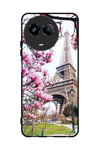 Covernex غطاء حماية لهاتف Realme 11 5G زهور وبرج إيفل