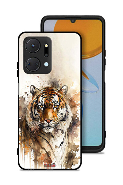 Tolwak غطاء حماية لهاتف Honor X7a بنقشة الفهد التجريدي