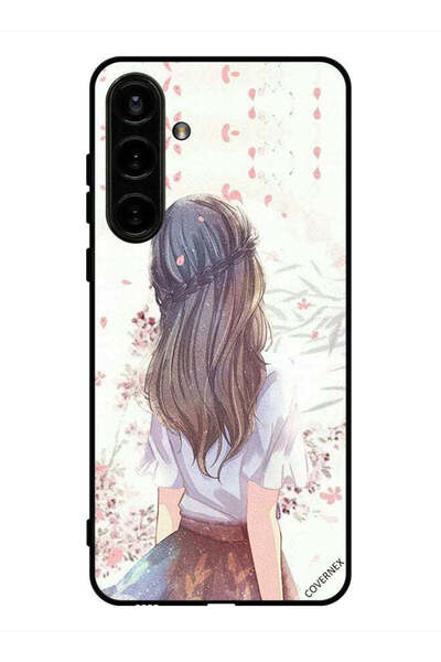 Covernex غطاء حماية لهاتف سامسونج جالاكسي S24 بلس، فتاة لطيفة في تفكير عميق