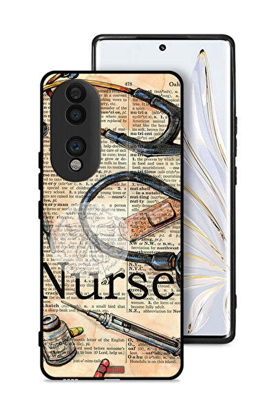 Tolwak غطاء حماية لهاتف Honor 70 من Nurse Vintage Tools