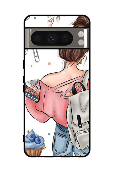 Covernex غطاء حماية لهاتف جوجل بيكسل 8 برو، مطبوع عليه رسومات يد فتاة