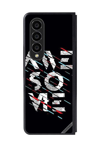 Covernex غطاء حماية لهاتف سامسونج جالاكسي زد فولد 4 بكلمة خطية رائعة