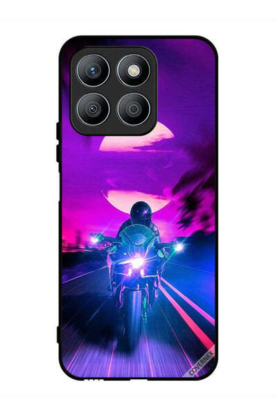 Covernex غطاء حماية لهاتف Honor X8b - خلفية رجل على دراجة