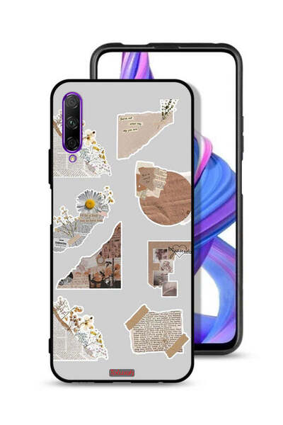 Tolwak غطاء حماية لهاتف هواوي Y9s بقطع من الملصقات الورقية