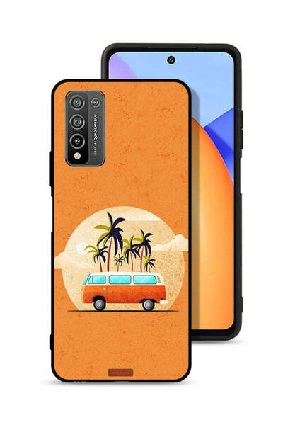 Tolwak Honor 10X Lite Protective Case Cover Bus Art