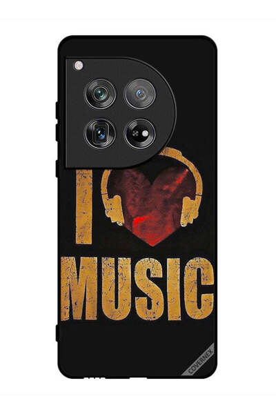 Covernex غطاء حماية لهاتف OnePlus 12 Vintage I Love Music