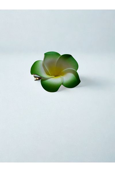 Plantarrium Design Hawaii Plumeria Flower Pinched Foam Buckle 5.5cm