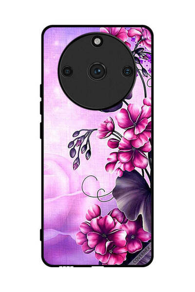 Covernex غطاء حماية لهاتف Realme 11 Pro Plus بخلفية زهور رومانسية