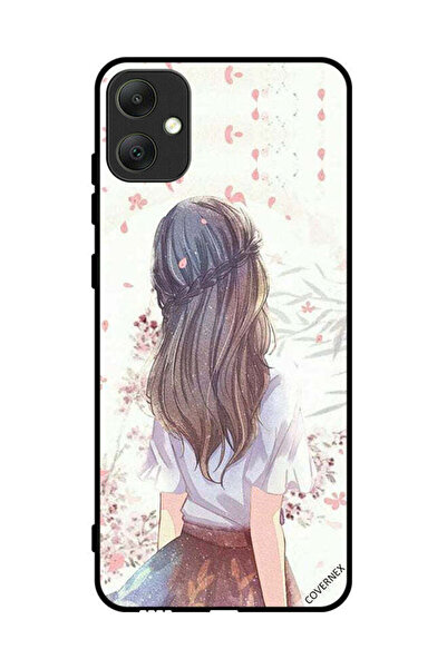 Covernex غطاء حماية لهاتف سامسونج جالاكسي A05 - فتاة لطيفة في تفكير عميق