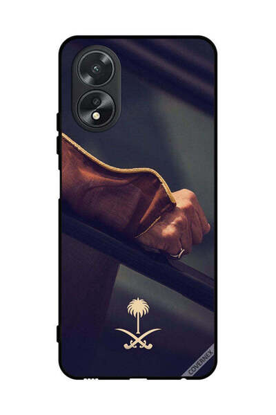 Covernex غطاء حماية لهاتف Oppo A38 مع العلم الوطني السعودي
