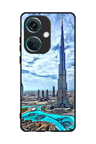 Covernex غطاء حماية لهاتف OnePlus Nord CE3 - برج خليفة - غيوم تلامس السحاب