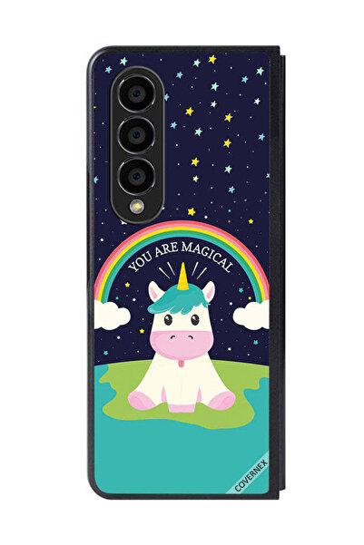 Covernex غطاء حماية لهاتف سامسونج جالاكسي زد فولد 4 بتصميم وحيد القرن السحري