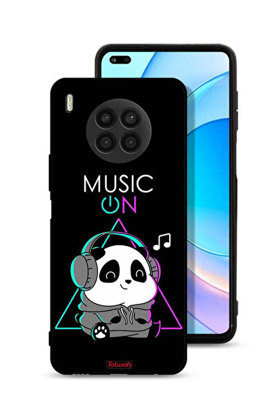 Tolwak غطاء حماية لهاتف هواوي نوفا 8i بطبعة موسيقى الباندا