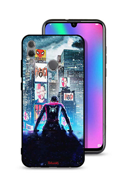 Tolwak غطاء حماية لهاتف Honor 10 Lite بتصميم Spider Icon