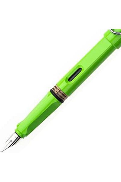 Mena Rise Şirinshop 13Ey-F Safari Fountain Pen Metal Clip F Nib Green 1108107