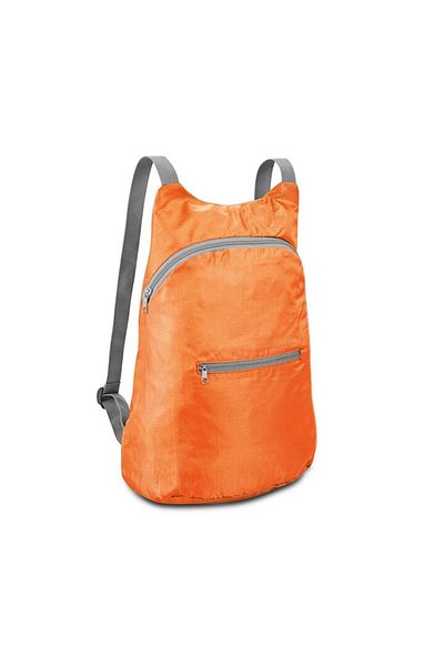 dalimag Foldable Waterproof Backpack with Front Pocket and Zipper, 8L, Orange