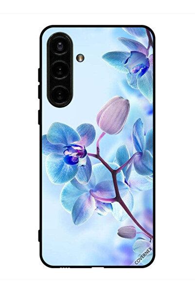 Covernex غطاء حماية لهاتف سامسونج جالاكسي S24 بلس بنقشة زهور الأوركيد
