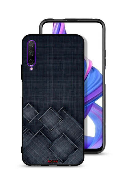 Tolwak Honor 9X Pro Protective Case Cover Squares Pattern On Cloth
