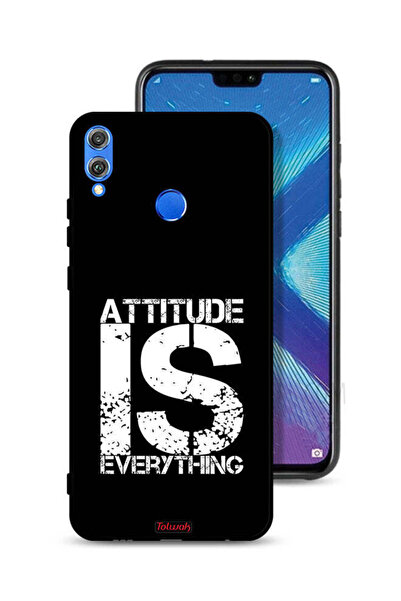 Tolwak غطاء حماية لهاتف Honor 8X - Attitude Is Everything