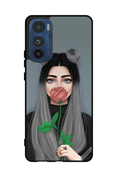 Covernex غطاء حماية لهاتف موتورولا إيدج 30 - تصميم فتاة لطيفة