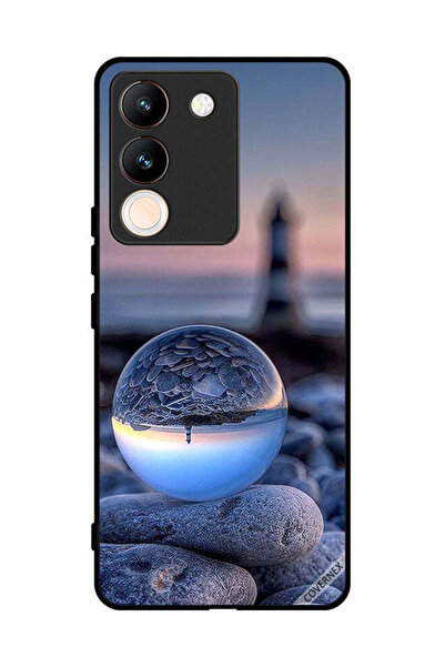 Covernex غطاء حماية لهاتف فيفو Y200، تصوير رائع للطبيعة في زجاج دائري