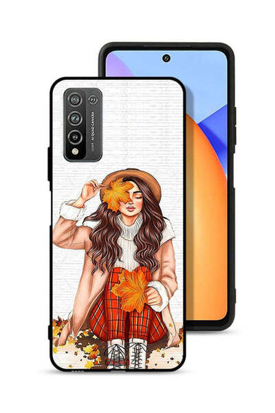 Tolwak غطاء حماية لهاتف Honor 10X Lite يحمل صورة أوراق الخريف