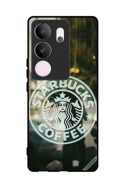 Covernex غطاء حماية لهاتف فيفو V29 برو - محبو قهوة ستاربكس