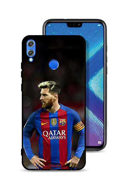 Tolwak غطاء حماية لهاتف Honor 8X ميسي برشلونة