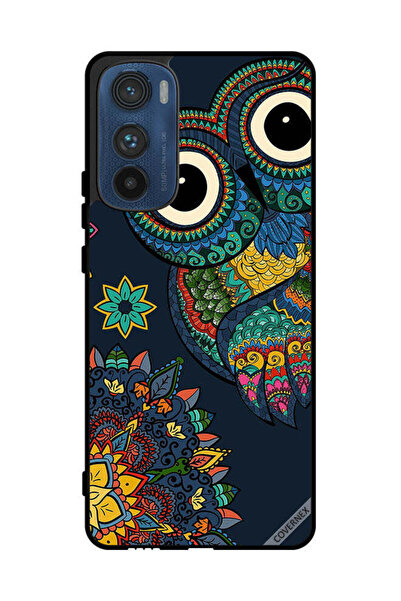 Covernex غطاء حماية لهاتف موتورولا إيدج 30 بتصميم بومة زهرية