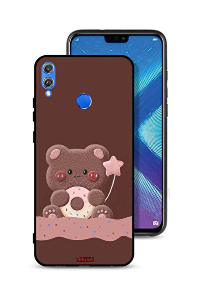 Tolwak غطاء حماية لهاتف Honor 8X على شكل دب دونات