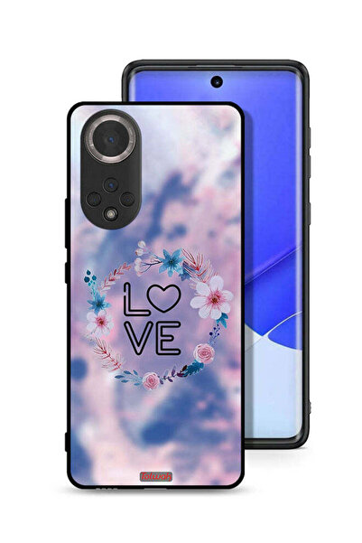 Tolwak غطاء حماية لهاتف Honor 50 بتصميم خاتم الحب والزهور