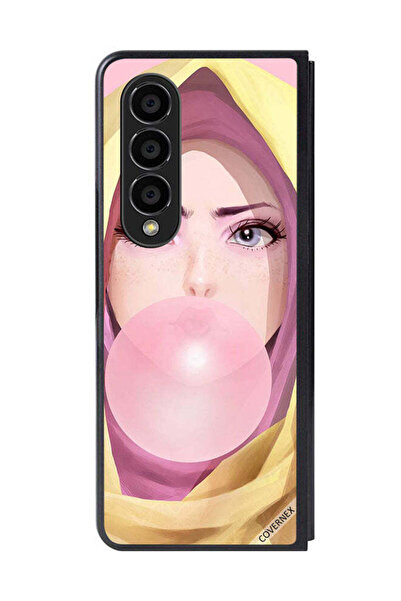 Covernex غطاء حماية لهاتف سامسونج جالاكسي زد فولد 4 بطبعة بالون الفقاعات