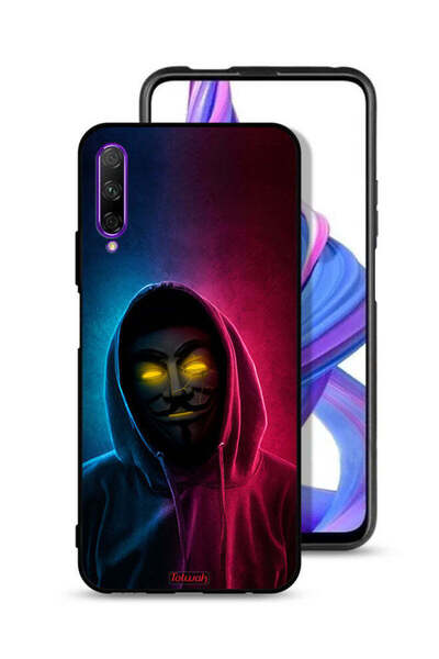 Tolwak Honor 9X Pro Protective Case Cover Cool Faces Tags