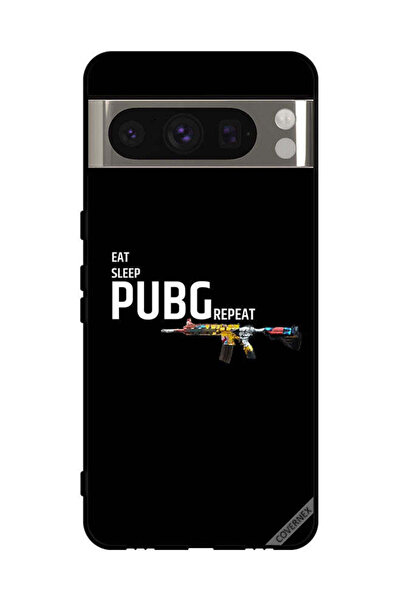 Covernex غطاء حماية لجهاز جوجل بيكسل 8 برو، تناول الطعام، النوم، تكرار لعبة ببجي