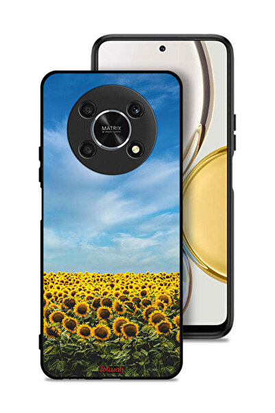 Tolwak غطاء حماية لهاتف Honor X9 5G بطبعة عباد الشمس تحت السماء
