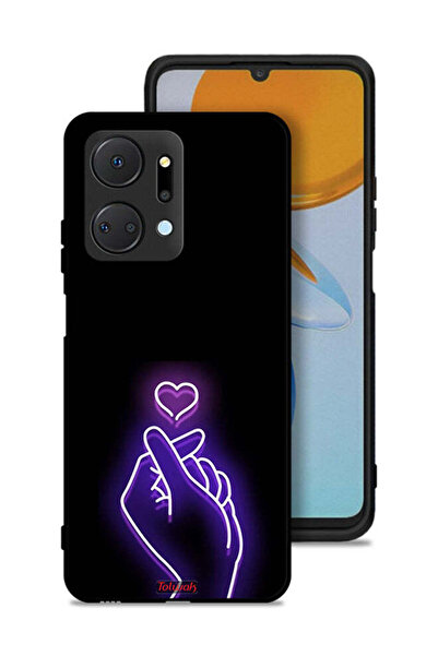 Tolwak غطاء حماية لهاتف Honor X7a - قلب صغير قابل للطي