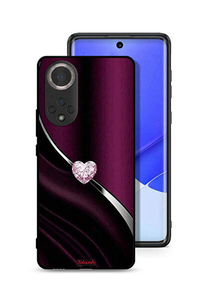 Tolwak غطاء حماية لهاتف Honor 50 بتصميم قلب ماسي