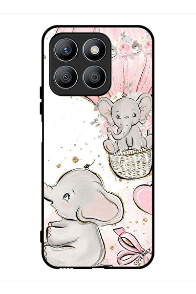 Covernex غطاء حماية لهاتف Honor X8b برسومات فيلة صغيرة