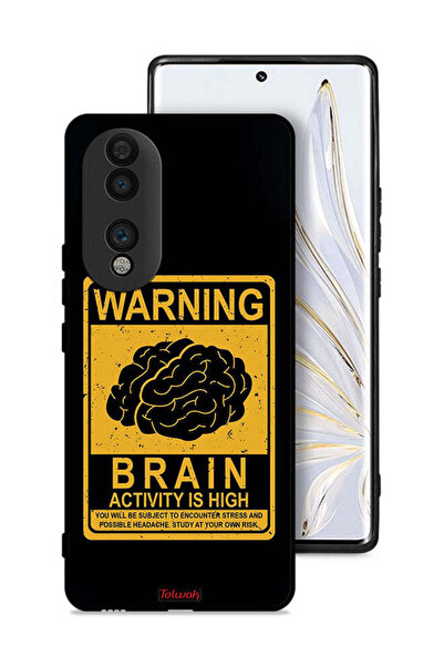 Tolwak غطاء حماية لهاتف Honor 70 تحذير من ارتفاع نشاط الدماغ