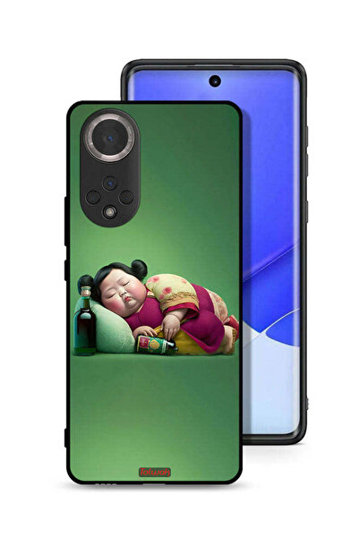 Tolwak غطاء حماية لهاتف Honor 50 بتصميم فتاة سمينة